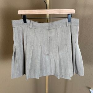 Abercrombie & Fitch Pleated Skort Taupe Size L NWT